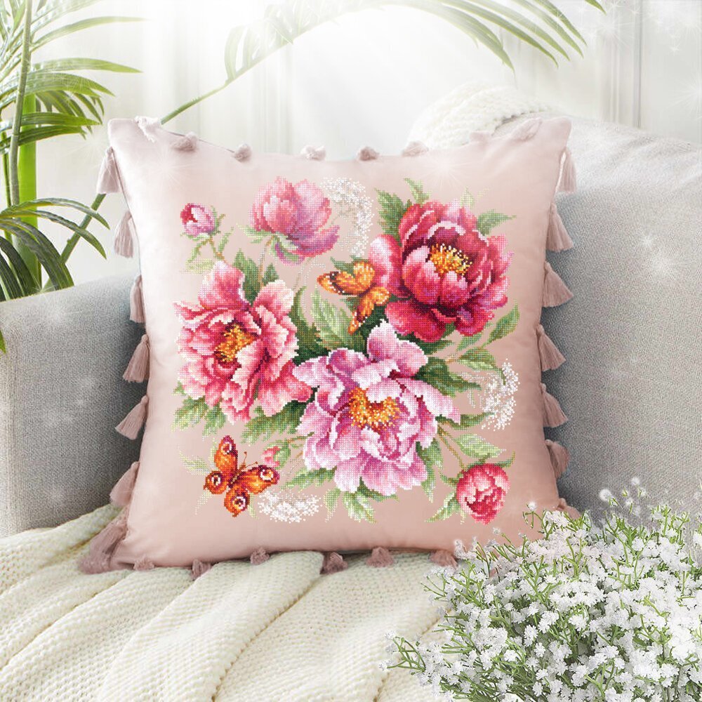 Ristipistopakkaukset Magic Needle "Flower Magic. Peonies" 140-001 hinta ja tiedot | Kirjontatarvikkeet | hobbyhall.fi