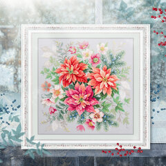 Ristipistopakkaukset Magic Needle "Flower Mag0ic.Poinsettia" 214-273 hinta ja tiedot | Kirjontatarvikkeet | hobbyhall.fi