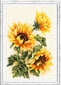 Ristipistopakkaukset Magic Needle "Three Sunflowers" 40-78 hinta ja tiedot | Kirjontatarvikkeet | hobbyhall.fi