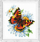 Ristipistopakkaukset Magic Needle "Butterfly and Daisies" 42-11 hinta ja tiedot | Kirjontatarvikkeet | hobbyhall.fi