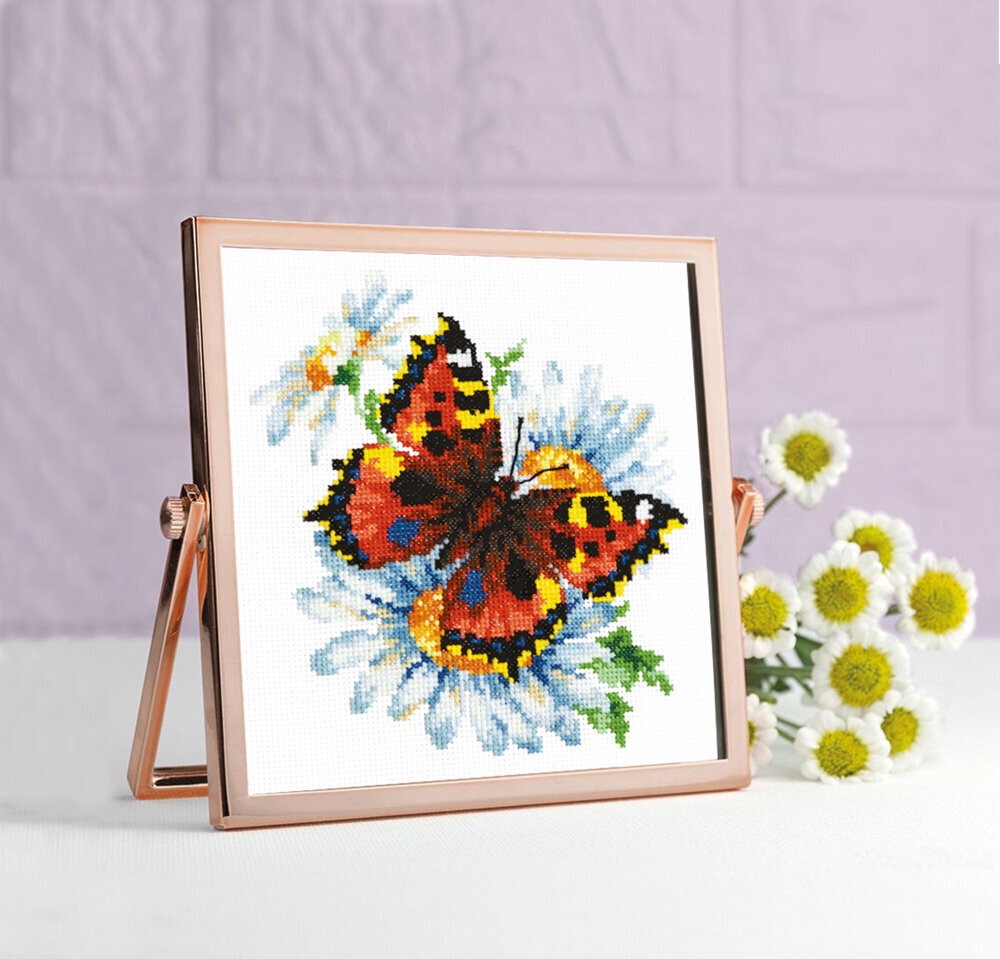 Ristipistopakkaukset Magic Needle "Butterfly and Daisies" 42-11 hinta ja tiedot | Kirjontatarvikkeet | hobbyhall.fi