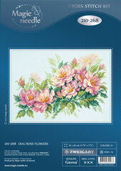 Ristipistopakkaukset Magic Needle "Dog-Rose Flowers" 210-268 hinta ja tiedot | Kirjontatarvikkeet | hobbyhall.fi