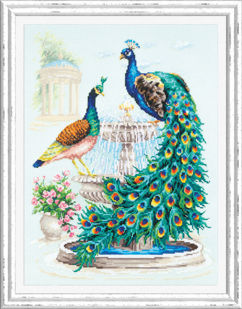 Ristipistopakkaukset Magic Needle "Peacocks" 210-213 hinta ja tiedot | Kirjontatarvikkeet | hobbyhall.fi