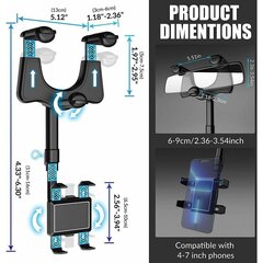 Taustapeili kännykkäteline, auton matkapuhelinteline hinta ja tiedot | Puhelimen lisätarvikkeet | hobbyhall.fi