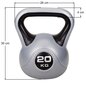 Vinyl Kettlebell Paino, 20 kg hinta ja tiedot | Kuntokeskukset | hobbyhall.fi