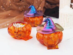 kpl 3D Halloween Pumpkin silikoni säilytyslaatikko hartsimuotti hinta ja tiedot | Uunivuoat ja leivontavälineet | hobbyhall.fi