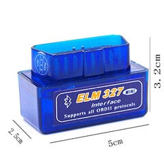 Vikakoodinlukija ELM327 Mini / OBD2 - Bluetooth - Kuvadiagnostiikka Sininen hinta ja tiedot | Skannerit | hobbyhall.fi