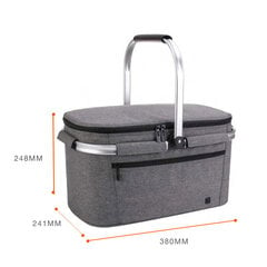 22L Picnic Basket Cooler Bag Cooler Bag Beach Bag hinta ja tiedot | Tietokonelaukut | hobbyhall.fi