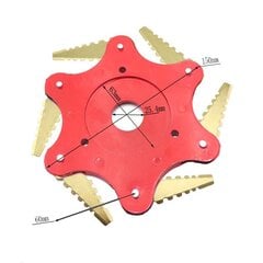 Ruohonleikkurin leikkurin kuusilehtinen rikkaruohonleikkurin terä hinta ja tiedot | Puutarhatyökalut | hobbyhall.fi