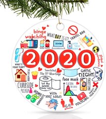 Painettu 2020 ornamentti Ensimmäinen joulumme jouluna hinta ja tiedot | Puutarhatyökalut | hobbyhall.fi