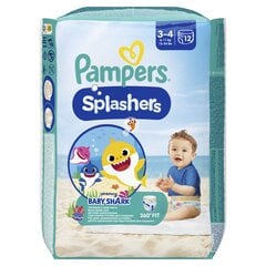 PAMPERS Splashers vaipat, 6 - 11 kg, 12 kpl hinta ja tiedot | Vaipat | hobbyhall.fi