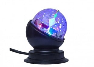 LED disko pöytälamppu RGB 3W 8,8x10,5cm Disco led lamppu 361-41 hinta ja tiedot | Soittimien lisätarvikkeet | hobbyhall.fi