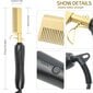 Electric Comb Gold, monitoiminen hiusten suoristus hinta ja tiedot | Nukanpoistajat | hobbyhall.fi