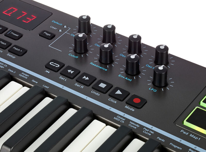 Midi-koskettimet Nektar Impact LX25 +. hinta ja tiedot | Soittimien lisätarvikkeet | hobbyhall.fi