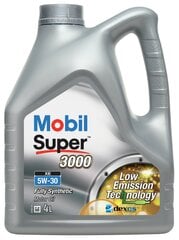 Moottoriöljy Mobil Super 3000 XE 5W-30, 4L hinta ja tiedot | Moottoriöljyt | hobbyhall.fi