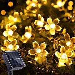 Cherry Blossom Fairy 50LED 2 Mode Outdoor Solar String Lights hinta ja tiedot | Vaipat | hobbyhall.fi