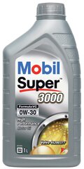 Oil Super 3000 Formula VC 0W-30 synteettinen moottoreille 1 l MOBIL 0W30 F-VC hinta ja tiedot | Moottoriöljyt | hobbyhall.fi