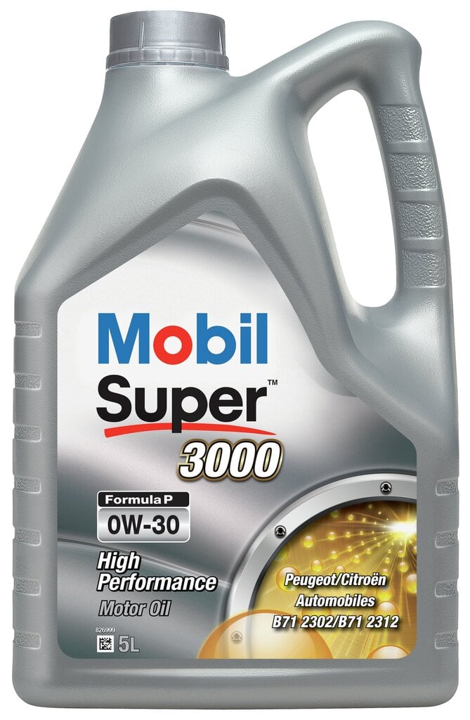 Moottoriöljy Mobil Super 3000 FP 0W-30, 5L. hinta ja tiedot | Moottoriöljyt | hobbyhall.fi
