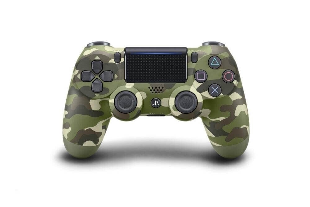 Sony Dualshock 4 V2 Green Camo Controller PS4 hinta ja tiedot | Ohjaimet ja lisätarvikkeet | hobbyhall.fi