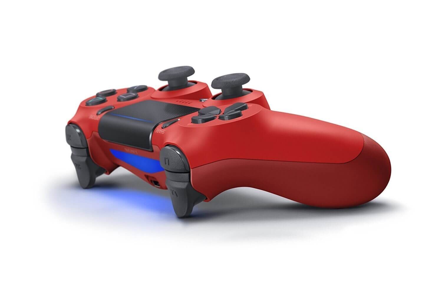 Sony Playstation 4 DualShock v2, Magma Red hinta ja tiedot | Ohjaimet ja lisätarvikkeet | hobbyhall.fi