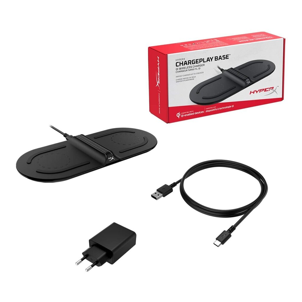 MOBILE CHARGER WRL QI HYPERX/CHARGEPLAY BASE KINGSTON hinta ja tiedot | Ohjaimet ja lisätarvikkeet | hobbyhall.fi