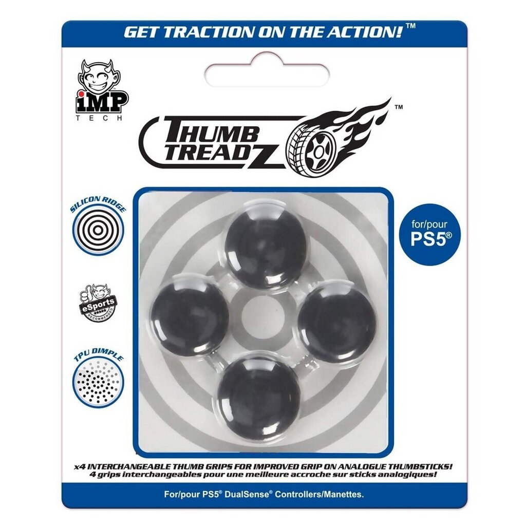 PlayStation 5 iMP Tech Thumb Treadz 4-Pack (PS5) hinta ja tiedot | Ohjaimet ja lisätarvikkeet | hobbyhall.fi