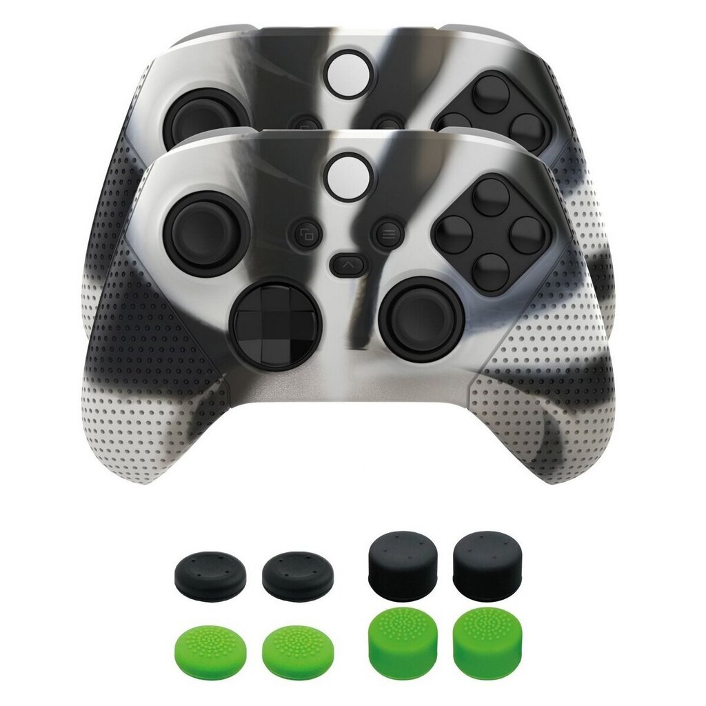 Piranha 2 Controller Protective Silicone Skins and 4 x 4 Grips Pack (Xbox Series X) hinta ja tiedot | Pelikonsolitarvikkeet | hobbyhall.fi