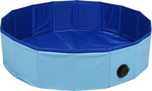 FLAMINGO DOG POOL Ø120X30CM SININEN hinta ja tiedot | Eläinten hoitotuotteet | hobbyhall.fi