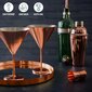 Ruostumaton teräs Copper Rose Gold Martini Cocktail lasit, 460ml hinta ja tiedot | Lasit, mukit ja kannut | hobbyhall.fi