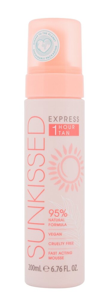 Sunkissed itseruskettava vaahto, 200 ml hinta ja tiedot | Itseruskettavat voiteet | hobbyhall.fi