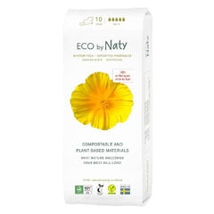 Yöhygieniasiteet Eco by Naty Night, 10 kpl. hinta ja tiedot | Tamponit ja terveyssiteet | hobbyhall.fi