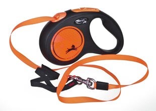 Flexi Neon S, 5m, oranssi hinta ja tiedot | Flexi Lemmikit | hobbyhall.fi