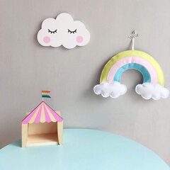 Cloud with Rainbow Cloud Hot Air Balloon Baby Kids Makuuhuone hinta ja tiedot | Tennisvälineet | hobbyhall.fi