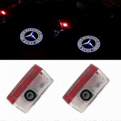 2x auton oven Led-logon projektorivalo Mercedes Benz Gls / glc / glb / gla/a/b/c / e-class-3:lle hinta ja tiedot | Lisätarvikkeet autoiluun | hobbyhall.fi