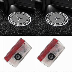 2x auton oven Led-logon projektorivalo Mercedes Benz Gls / glc / glb / gla/a/b/c / e-class-5:lle hinta ja tiedot | Lisätarvikkeet autoiluun | hobbyhall.fi