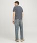 JACK & JONES miesten T-paita 12156101*09, laivastonsininen/valkoinen 5715602894968 hinta ja tiedot | Miesten T-paidat | hobbyhall.fi