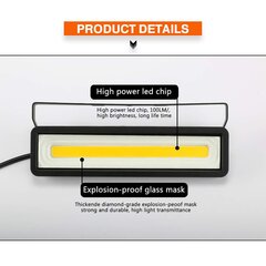 2 kpl ulkokäyttöisiä LED-valonheittimiä 50W 4000LM, 220V Tehokas hinta ja tiedot | Puutarha- ja ulkovalot | hobbyhall.fi