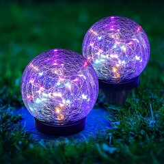 Pieces Solar Garden Lights, Solar Globe Lights 30 LED hinta ja tiedot | Puutarha- ja ulkovalot | hobbyhall.fi