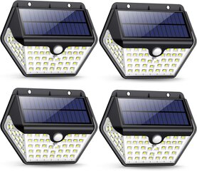 Solar Light Outdoor [4 pakkaus 2000 mAh] 60 LED aurinkovalo hinta ja tiedot | Puutarha- ja ulkovalot | hobbyhall.fi