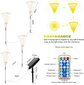 Solar Lights Outdoor Garden, 4 kpl 120 LED ilotulitus kuparia hinta ja tiedot | Puutarha- ja ulkovalot | hobbyhall.fi