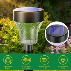 Solar Garden Lights Outdoor, 6 Pack Solar Lights Outdoor hinta ja tiedot | Puutarha- ja ulkovalot | hobbyhall.fi