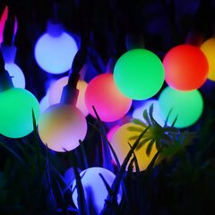 Outdoor Solar String Lights, 7M 50 LEDs vedenpitävä hinta ja tiedot | Puutarha- ja ulkovalot | hobbyhall.fi