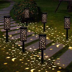 Solar Garden Light 6 Pieces Solar Lights Outdoor LED Solar hinta ja tiedot | Puutarha- ja ulkovalot | hobbyhall.fi