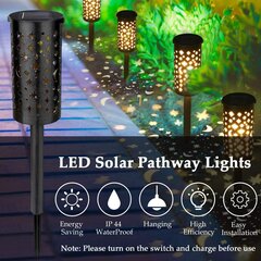 Solar Garden Light 6 Pieces Solar Lights Outdoor LED Solar hinta ja tiedot | Puutarha- ja ulkovalot | hobbyhall.fi