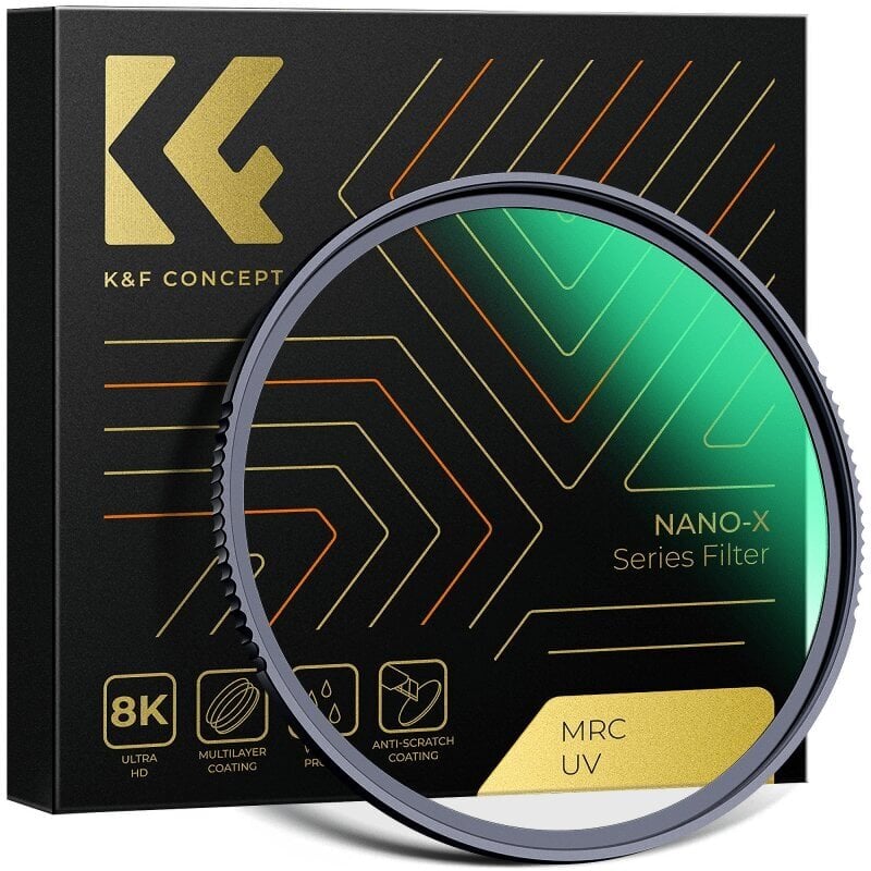 UV-suodatin - K&f Concept Nano-x 72mm Mrc-suodatin hinta ja tiedot | Kameran suotimet | hobbyhall.fi