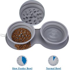 Slow Feeder Dog Kulhot Silikoni koiranruoka Kulho Fortable hinta ja tiedot | Vedensuodattimet | hobbyhall.fi