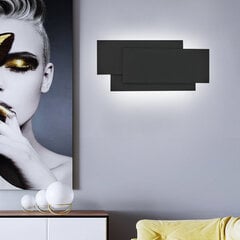 12W LED-seinävalaisin sisäkäyttöön, musta minimalistinen design-seinävalaisin hinta ja tiedot | Seinävalaisimet | hobbyhall.fi