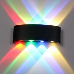 Vedenpitävä LED-seinävalaisin sisä- ja ulkokäyttöön, RGB Double Spot hinta ja tiedot | Seinävalaisimet | hobbyhall.fi