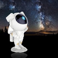 LED-astronauttiprojektori Tähtitaivas yövalo Lasten yövalo hinta ja tiedot | Lastenhuoneen valaisimet | hobbyhall.fi