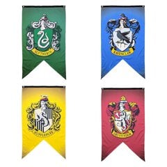 Harry Potter viiri / lippu - iso 125 * 75 cm - Hufflepuff hinta ja tiedot | Verhot | hobbyhall.fi